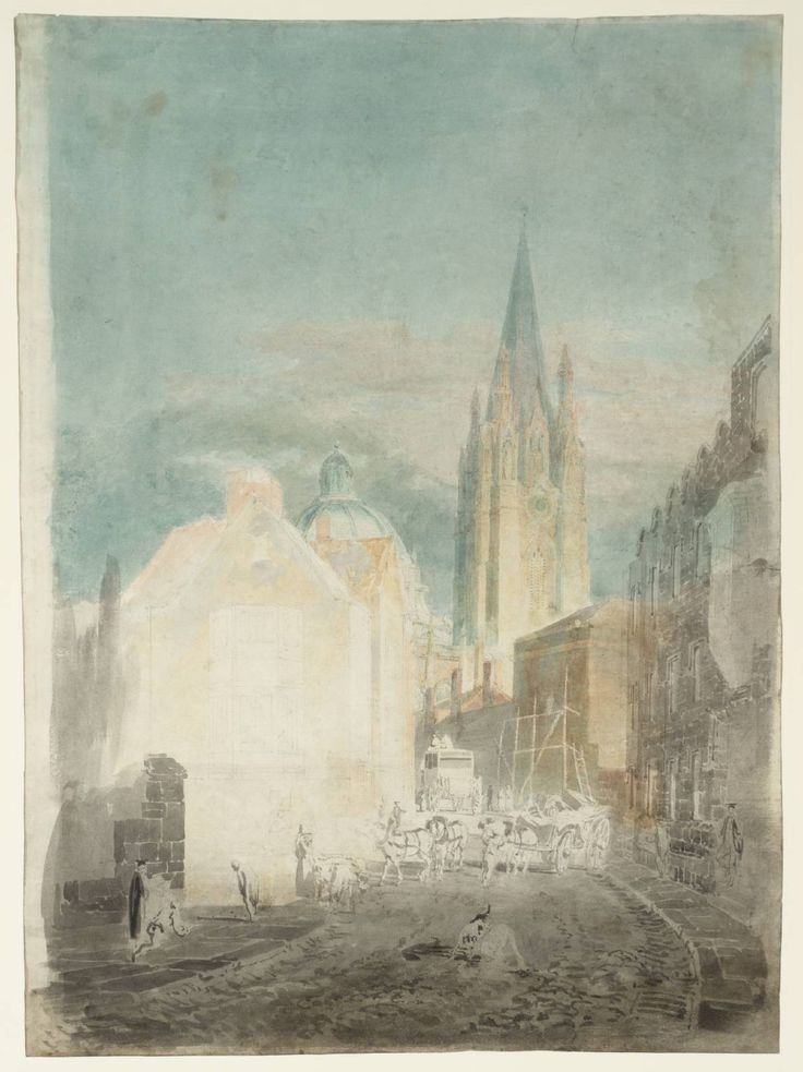 Joseph Mallord William Turner, Oxf, St Mary's and the Radcliffe Camera from Oriel Lane.jpg